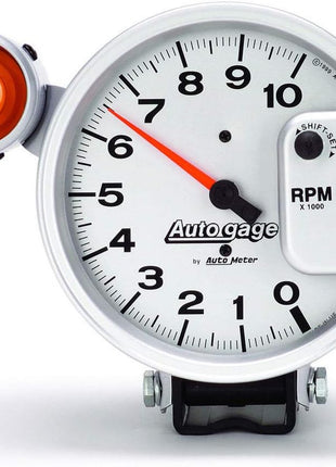 Autogage by AutoMeter 5 in. Pedestal Mount Tachometer, 0-10,000 RPM with Large External Shift Light 233911