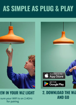 WiZ Connected 120W PAR38 Color LED Light Bulb - Connects to Your Wi-Fi - E26 Smart Bulb - Control with Voice or App + Activate with Motion - Matter Compatible - 1 Pack