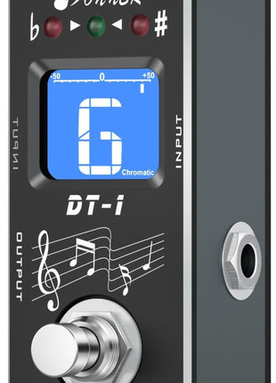 Donner Tuner Pedal, Dt-1 Chromatic Guitar Tuner Pedal with Pitch Indicator for Electric Guitar and Bass True Bypass