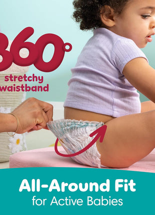Pampers Diapers - Cruisers 360 - Size 5, 128 Count, Babyproof up to 100% Leakproof Pull-On Diaper