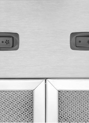 Broan Nu-Tone Broan-NuTone BBN1303SS Custom Built Insert with 2-Speed Exhaust Fan and Light, 300 Max Blower CFM, Stainless Steel, 30-Inch Range Hood Power Pack