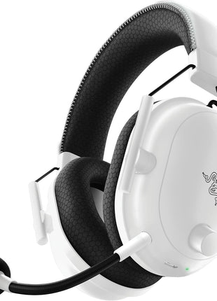 Razer BlackShark V2 Pro Wireless Gaming Headset: Super Wideband Mic - Pro Tuned FPS Profiles - 50mm Drivers - Plush Noise Isolating Earcups - 70 Hr Battery - Bluetooth - for PC, PS5, Switch 2 - White