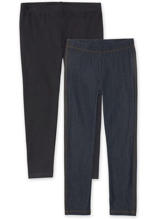 The Children's Place Girls Leggings,Black 5 Pack,M (7/8)