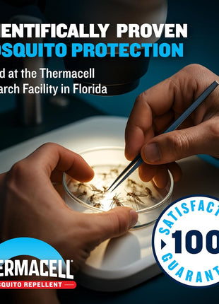 Thermacell Mosquito Repellent Refills; Provide 120 Hours of Protection; Contain 30 Repellent Mats, 10 Fuel Cartridges; Compatible with Any Fuel-Powered Mosquito Repeller Product