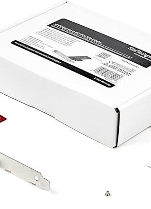 StarTech.com PEX4M2E1 M.2 Adapter - x4 PCIe 3.0 NVMe - Low Profile and Full Profile - SSD PCIE M.2 Adapter - M2 SSD - PCI Express SSD