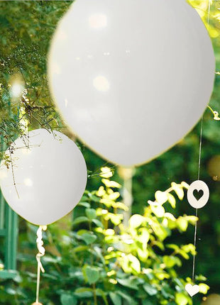 ASIYUHY White Balloons 100 Pack 12 Inch White Latex Party Balloons with 2 Rolls of Ribbon Helium Balloons for Wedding Birthday Party Baby Shower Engagement Anniversary Decorations
