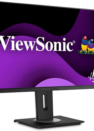 ViewSonic VG2755 27 Inch IPS 1080p Monitor with USB C, HDMI, DisplayPort, VGA and 40 Degree Tilt Ergonomics for Home and Office