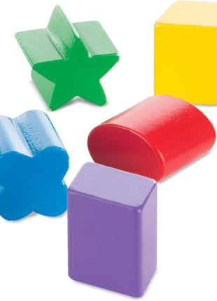 Melissa & Doug Match and Roll Shape Sorter - Classic Wooden Toy