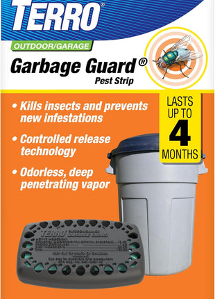 Terro T800 Garbage Guard Trash Can Insect Killer - Kills Flies, Roach, Maggots, Beetles, and Insects in Outdoor Garbage Can