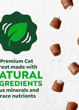 Greenies Feline Pill Pockets for Cats Natural Soft Cat Treats, Chicken Flavor, 3 oz. Pouch (85 Treats)