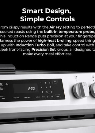 Kenmore 5.6 cu. ft. Electric Induction Range Oven - Stainless Steel