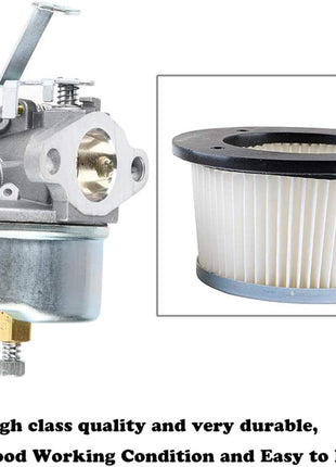 Carburetor for Tecumseh 632230 632272 H30 H50 H60 HH60 Engines Carb Fits many tecumseh 5&6 HP 4 cycle engines on snowblowers & troy bilt horse tillers