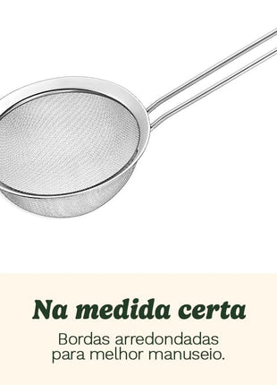 Cuisinart Mesh Strainers, Stainless Steel, Dishwasher Safe, 3-Count | Fine mesh kitchen strainers in 3 sizes, can be used as a pasta strainer, rice strainer, spaghetti strainer, CTG-00-3MS
