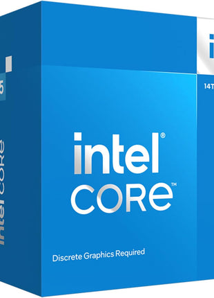 Intel Core i5-14400F Desktop Processor 10 cores (6 P-cores + 4 E-cores) up to 4.7 GHz