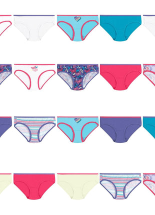 Hanes Girls' Hanes Girls' 20-pack Tagless Cotton Brief Panties