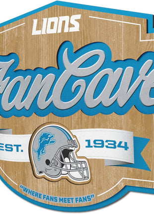 YouTheFan NFL Officially-licensed FanCave 3D wall art - ready-to-hang, 3D multi-layered construction - floating wall mount design - Perfect fan gift