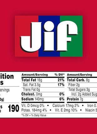 Jif Creamy Peanut Butter, 16 Ounces (Pack of 3)