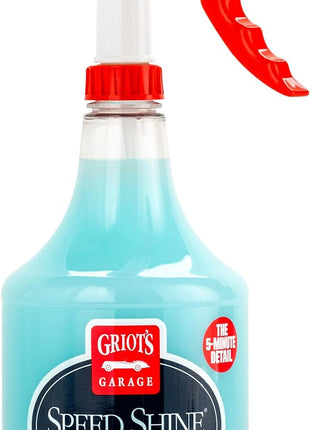 Griot's Garage Speed Shine for Car Detailing, Quick Detailer for All Exterior Surfaces, Trim and Wheels, Provides a Glossy Finish, 11146, 35 oz