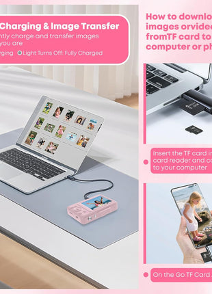 Digital Camera,(Pink)