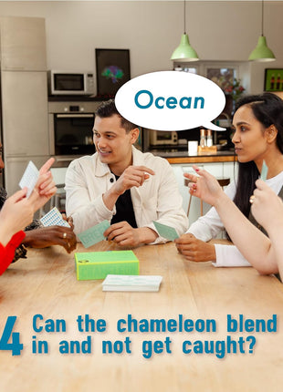 The Chameleon Social Deduction Game for Adults, Ages 12+ | Spot the Imposter, Find the Traitor, Award-Winning Secret Word Game, 3-8 Players, Teens & Adults, Perfect for Summer Parties