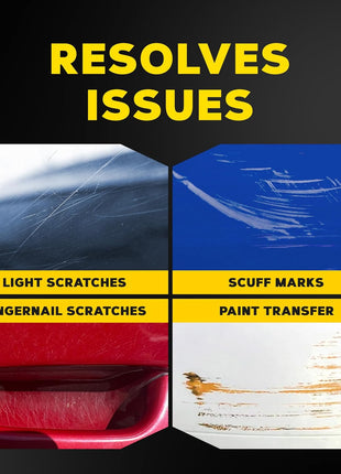 Meguiar's Quik Eraser Kit, Car Scratch Remover for Repairing Surface Blemishes, Car Scratch Repair Kit with ScratchX, Drill-Mounted Pad, and Microfiber Towel, 4 Count