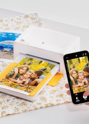 KODAK Dock Plus 4PASS Instant Photo Printer, 4x6 inches, 90 Sheets Bundle