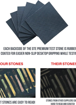 Gold Silver Jewelry Tester Appraisal Kit 10K 14K 18K 22K 24K Test Precious Metals 999 925 Scrap