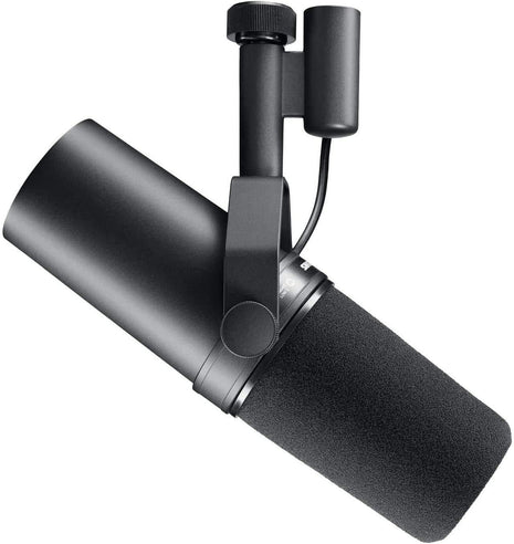 Shure SM7B Microphone   Vocal Dynamic Studio Mic for Broadcast, Podcast, Recording, Gaming & Streaming, xLR, Rugged Construction, Detachable Windscreen, Smooth Sound, Warm Vocals, Wide Range Frequency