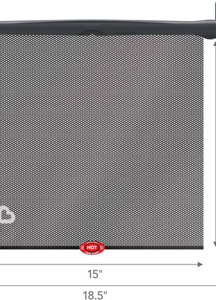 Munchkin Brica Sun Safety Car Window Shade with Heat Alert, Helps Block UVA/UVB Rays, 2 Pack, Black