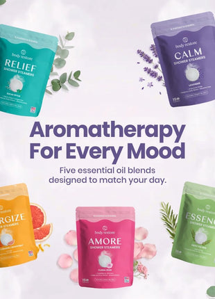 BodyRestore Shower Steamers Aromatherapy, Self Care Gifts, Calm 15 Pack