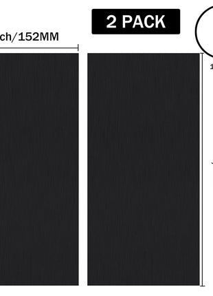 2Pack Anodized Aluminum Sheet 6 x 12 x 1/32(0.0315") Inch Black Anodized Aluminum Metal Plates Engraving Blanks for Laser Engraving, DIY, 0.8MM Thin Decorative Aluminum Metal Sheets for Crafting