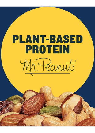 PLANTERS Deluxe Mixed Nuts with Sea Salt, 27 oz Resealable Container - Variety Mixed Nuts Snacks with Cashews, Almonds, Pecans, Pistachios & Hazelnuts - Energy Boost - Kosher