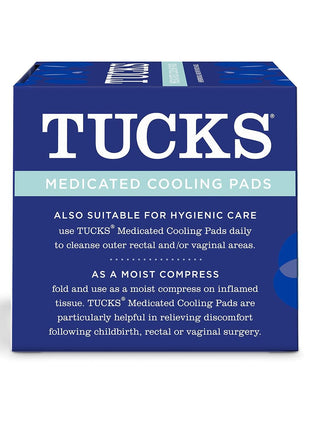TUCKS Medicated Cooling Pads, 100 Count – Hemorrhoid Pads with Witch Hazel, Cleanses Sensitive Areas, Protects from Irritation, Hemorrhoid Treatment, Medicated Pads Used by Hospitals