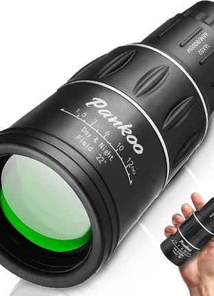 Monocular Telescope High Power 16X52, 2026 Power Prism Compact Monoculars for Adults Kids, Birthday Gifts for Men, Waterproof Fogproof Shockproof with Hand Strap, Bird Watching Hunting Camping Hiking