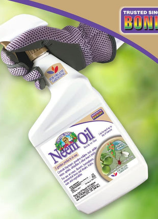 Bonide Captain Jack's Neem Oil, 32 oz Ready-to-Use Spray, Multi-Purpose Fungicide, Insecticide and Miticide for Organic Gardening