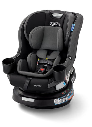 Graco EasyTurn 360 2-in-1 Rotating Convertible Car Seat, 360 Degree Rotating Infant to Toddler Rotating Car Seat, 2 Modes Rear and Forward Facing, Slim Design, Cyran