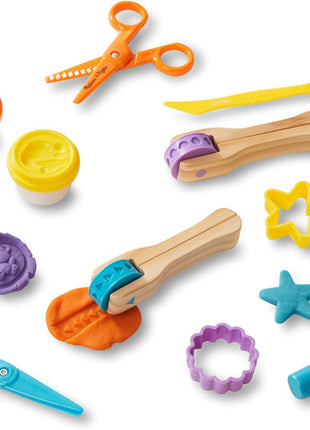 Melissa & Doug Created by Me! Cut, Sculpt, and Roll Modeling Dough Kit with 8 Tools and 4 Colors of Modeling Dough