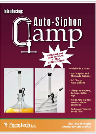 Auto Siphon Mini with 6 Ft of Food Safe Tubing & Clamp - Easy Home Brewing, Winemaking Kit, Complete System for Beer, Wine, Liquid Transfer & Fermentation Tools - Perfect for Small Batches