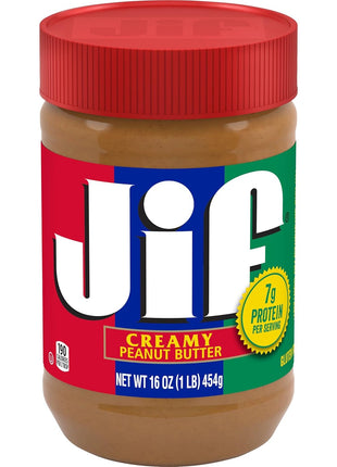 Jif Creamy Peanut Butter, 16 Ounces (Pack of 3)