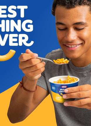 Kraft Mac and Cheese, 8 Cups, for Easy Dinner or Dinner Sides, Original Flavor, No Artificial Flavors, Preservatives or Dyes, 2.05 oz