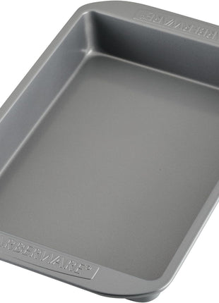 Farberware Nonstick Bakeware Baking Pan / Nonstick Cake Pan, Rectangle   9 Inch x 13 Inch, Gray