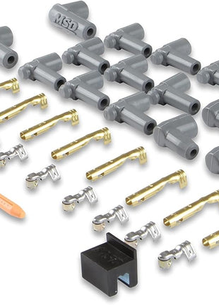 MSD 31239 Super Conductor Spark Plug Wire Set 8 Cyl 90?: Plug, Socket/HEI Cap