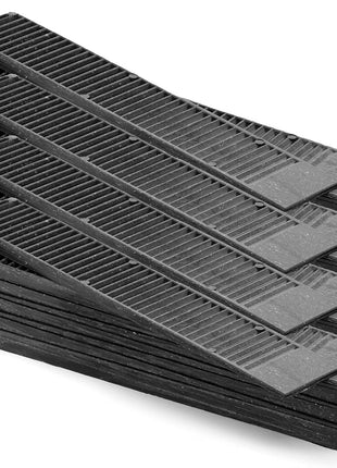 Composite Shims (24 Pack) - Hard Composite Shims for Home Improvement - Never Rot Shims for Leveling - Restaurant Table Shims - Table Wedges - Toilet Shims - DIY Furniture Levelers - Stock Your Home