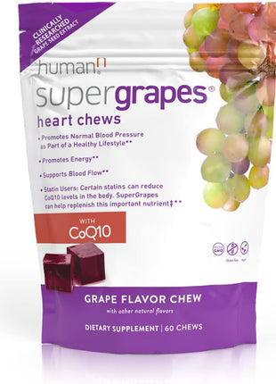 HumanN SuperGrapes Chews & SuperBeets Energy Plus