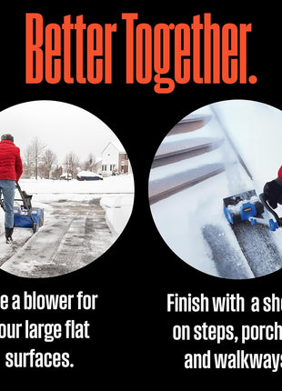 Westinghouse WSnow20 Corded Snow Blower 20 Inch, Steel Auger, Dual LED Lights, 1800 Watt Motor, Electric Snow Blower with 25ft Throwing Distance, Plows 680lbs/min, Adjustable Chute