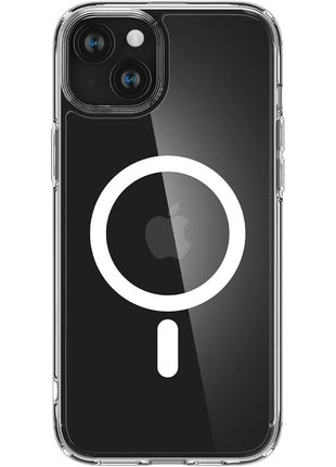 Spigen for iPhone 15 Case, Ultra Hybrid MagFit [Anti-Yellowing] [Compatible with Magsafe] - Clear