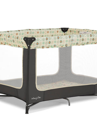 Dream On Me Zodiak Baby Playard, Breathable Mesh Sides, Soft Comfortable Mattress, Quick & Easy to Fold with Travel Carry Bag, Compact Space Saving Design - Gray