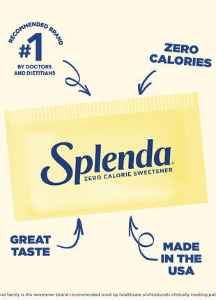 SPLENDA Zero Calorie Sweetener Value Pack, 800 Count Packets