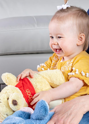 Kids Preferred Disney Baby Winnie the Pooh and Friends Stuffed Animal with Jingle and Crinkle, Pooh 12"