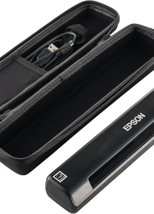 Caseling Case for Epson Workforce ES-50 ES-60W & DS-70 Portable Scanner | Fits Epson ES-50, ES-60W & DS-70, rigid shockproof EVA shell, internal accessory mesh pocket, secure double zipper